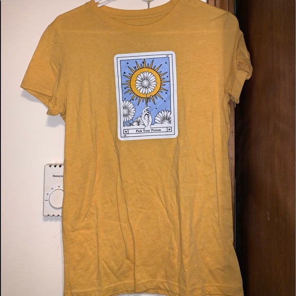 Free State Tops - FREE STATE | yellow tarot t shirt